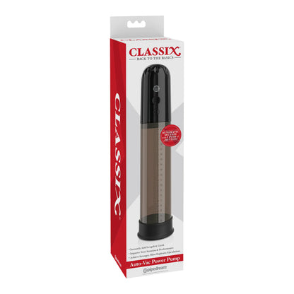 Classix Auto-Vac Power Pump Black | 603912760071 | Available at EroticWarehouse.com
