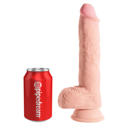 King Cock Plus 10" Triple Density Fat Cock With Balls | 603912762556 | Available at EroticWarehouse.com