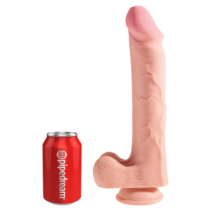 King Cock Plus 12" Triple Density Cock With Balls | 603912762563 | Available at EroticWarehouse.com
