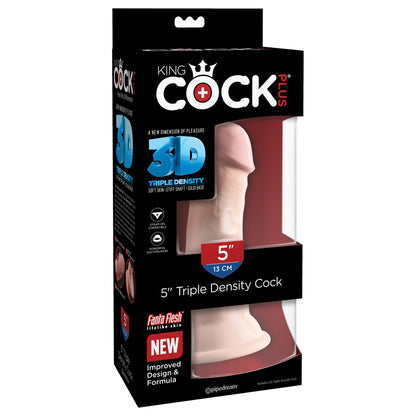 King Cock Plus 5" Triple Density Cock | 603912762662 | Available at EroticWarehouse.com