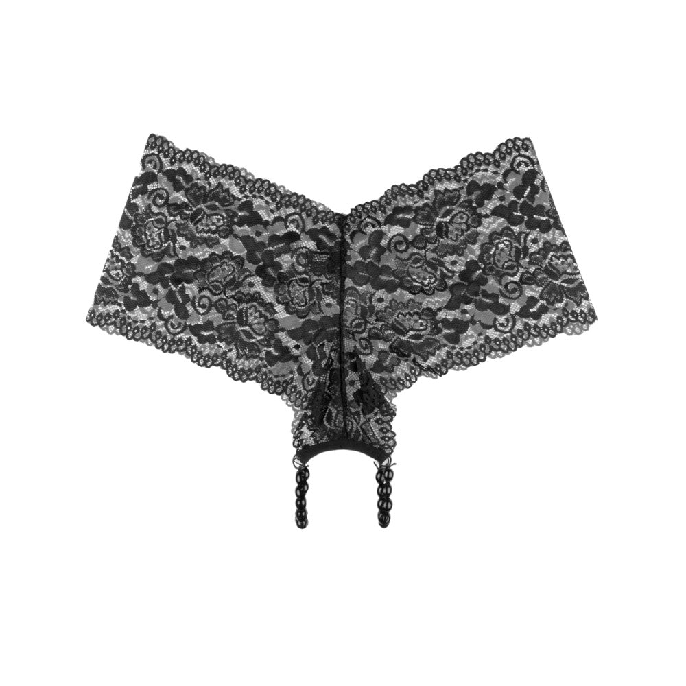 Hookup Panties Pleasure Pearl Boy Shorts S-L | 603912767803 | Available at EroticWarehouse.com