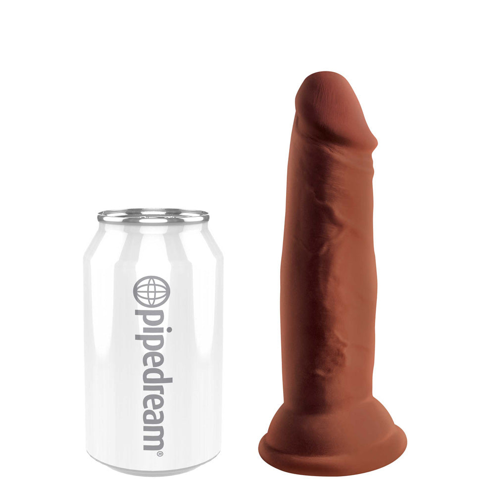 King Cock Plus 6" Triple Density Cock Brown | 603912770414 | Available at EroticWarehouse.com