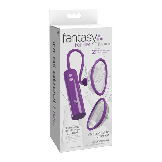 Fantasy For Her Rechargeable Pleasure Pump Kit | 603912772555 | Available at EroticWarehouse.com