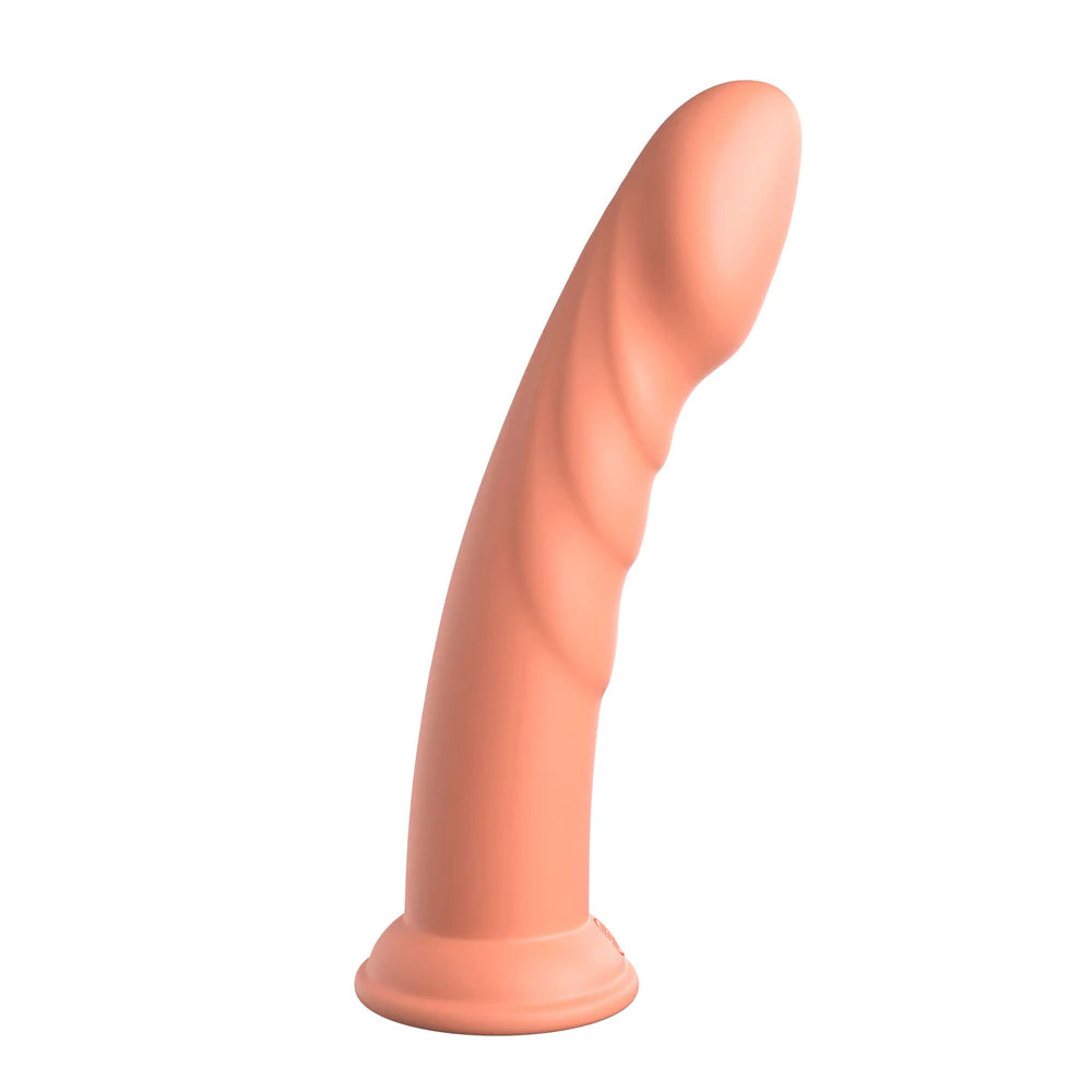 Dillio Platinum Super Eight 8'' Peach | 603912772838 | Available at EroticWarehouse.com