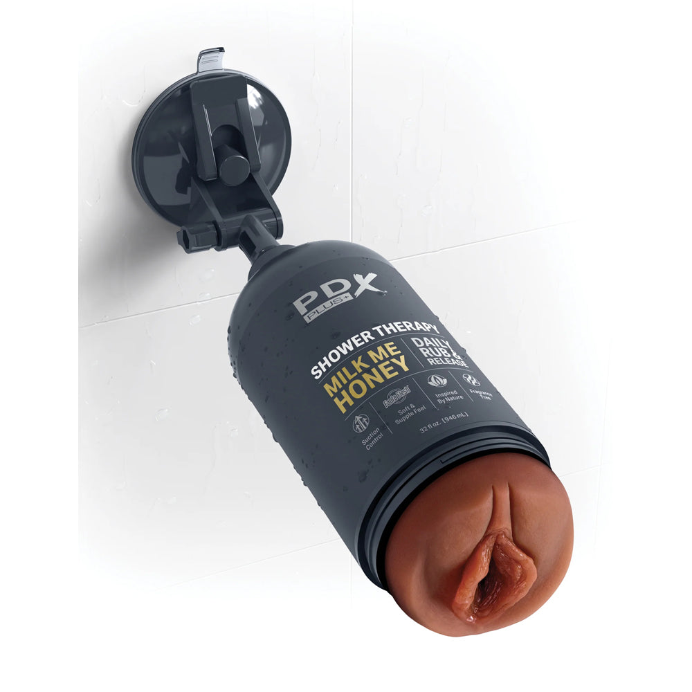 Pdx Plus Shower Therapy Milk Me Honey Brown | 603912774559 | Available at EroticWarehouse.com