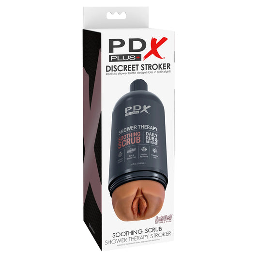 Pdx Plus Shower Therapy Soothing Scrub Tan | 603912774566 | Available at EroticWarehouse.com