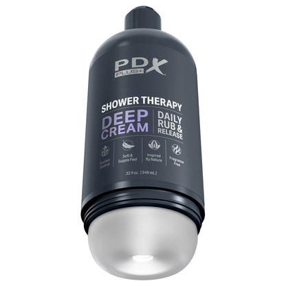 Pdx Plus Shower Therapy Deep Cream Frosted | 603912774832 | Available at EroticWarehouse.com