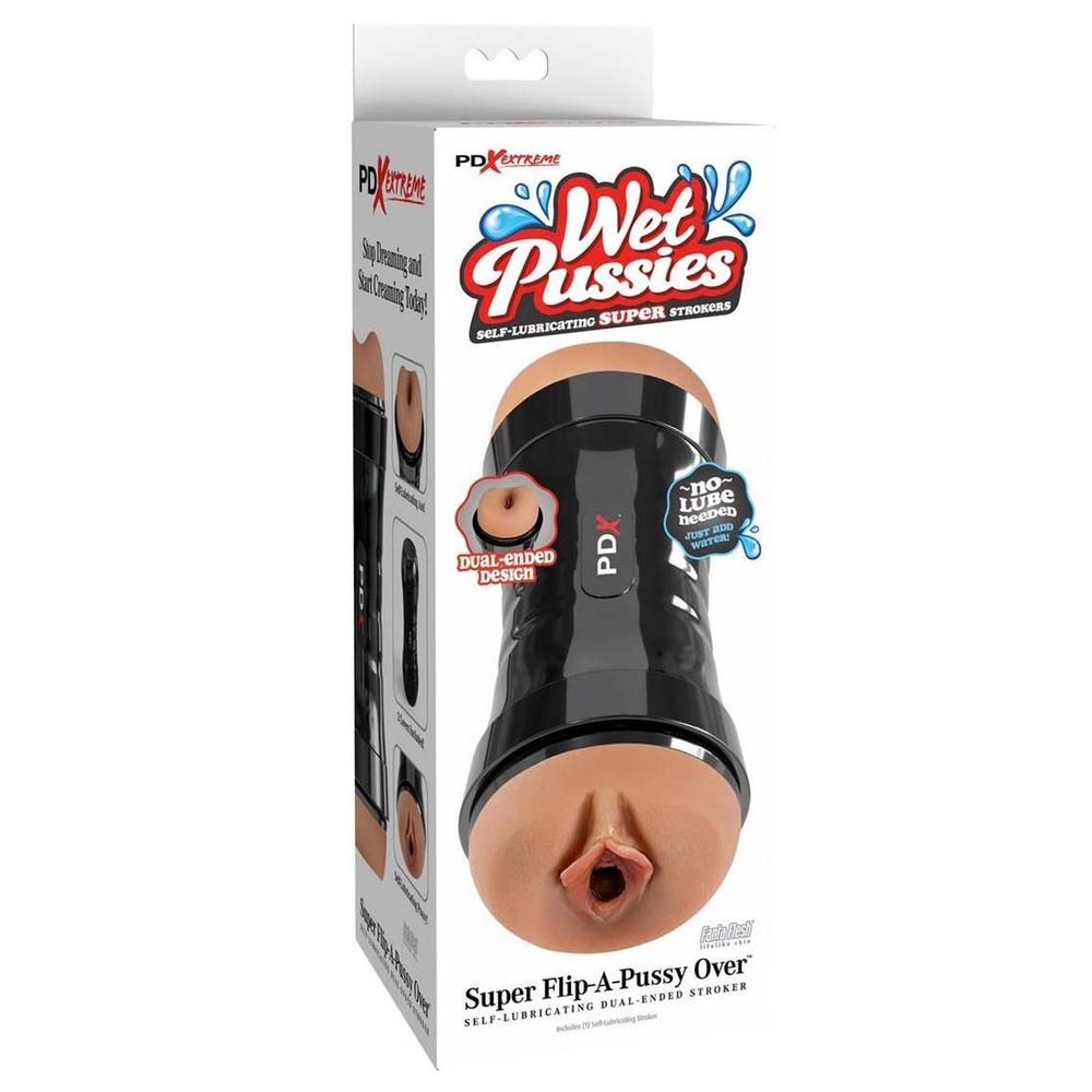 Pdx Extreme Super Flip-A-Pussy Over Brown | 603912777581 | Available at EroticWarehouse.com