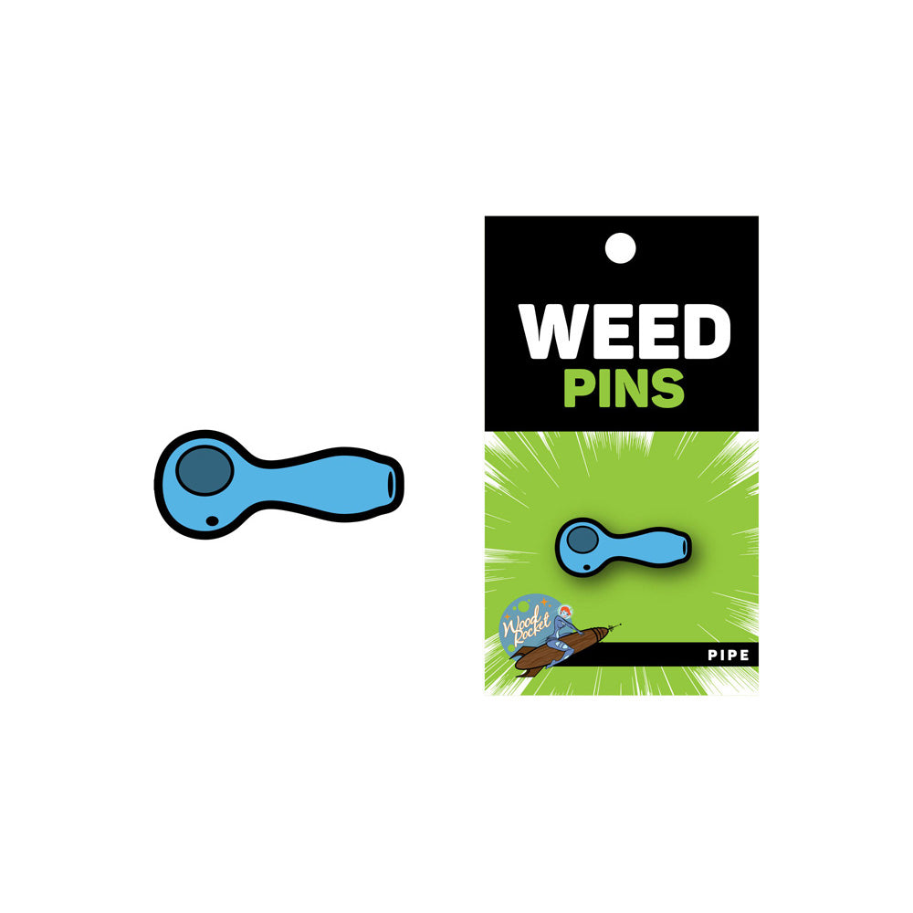 Blue Weed Pipe Pin | 616453050228 | Available at EroticWarehouse.com