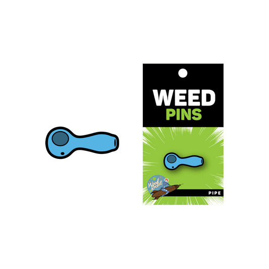 Blue Weed Pipe Pin | 616453050228 | Available at EroticWarehouse.com