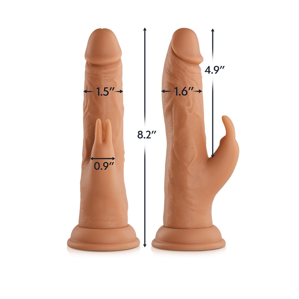 Femmefunn Wireless Turbo Rabbit 2.0 Cocoa | 617353154788 | Available at EroticWarehouse.com