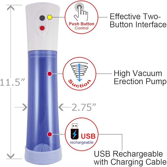 Commander Electric Pump - Blue