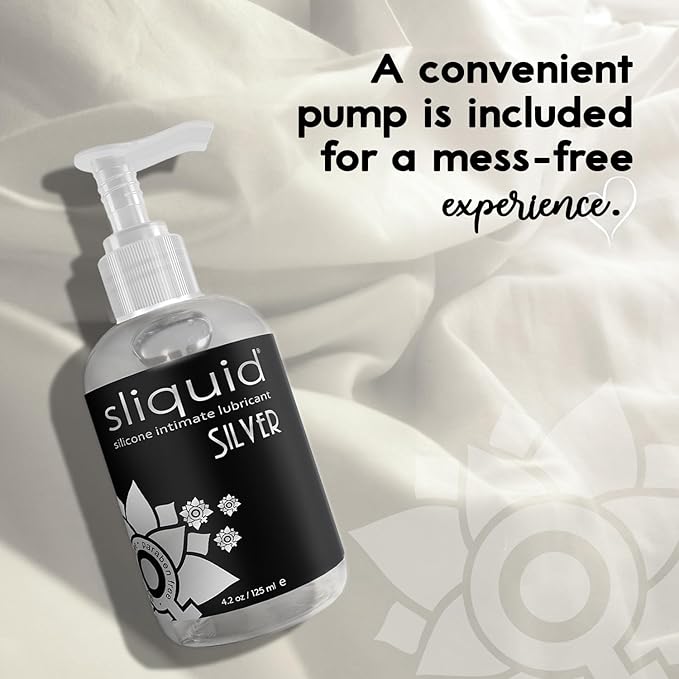 Naturals Sliquid Silver - 8.5 Fl. Oz. (251 ml) | 894147000128 | Available at EroticWarehouse.com