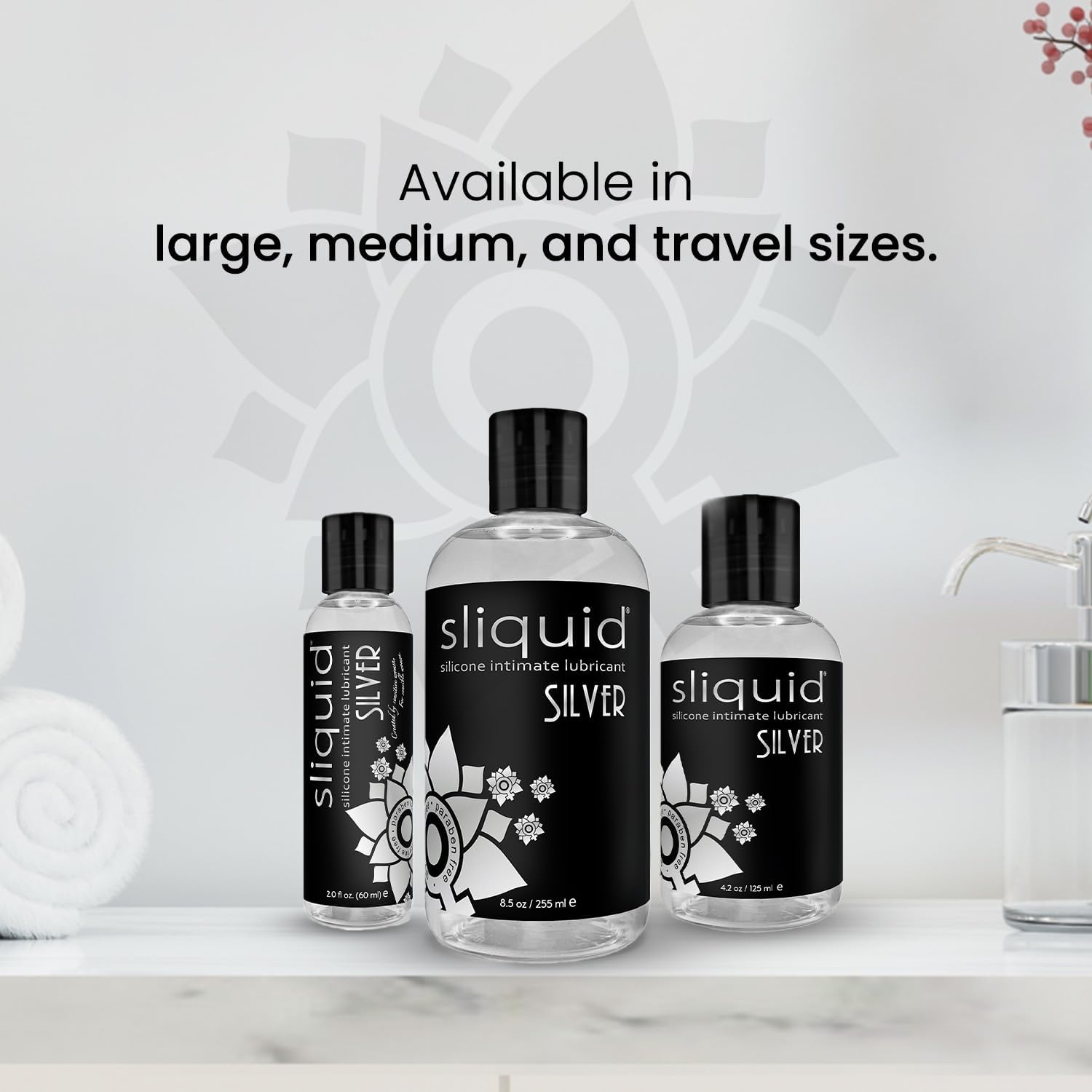 Naturals Sliquid Silver - 8.5 Fl. Oz. (251 ml) | 894147000128 | Available at EroticWarehouse.com