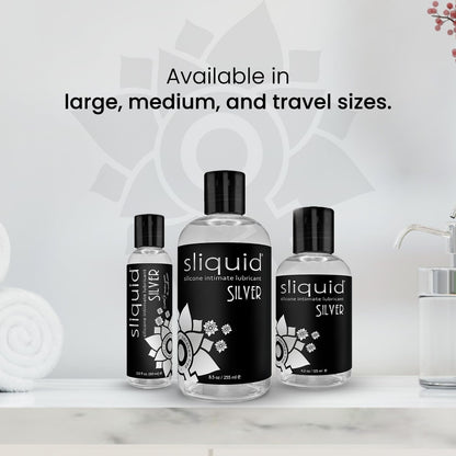 Naturals Sliquid Silver - 8.5 Fl. Oz. (251 ml) | 894147000128 | Available at EroticWarehouse.com