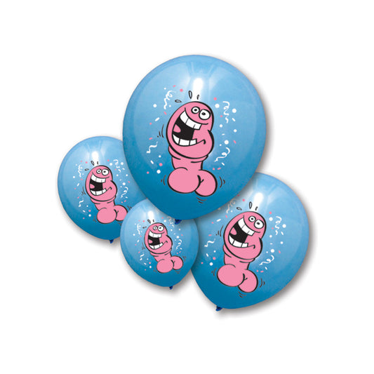 Pecker Balloons 6 Pcs | 623849031686 | Available at EroticWarehouse.com