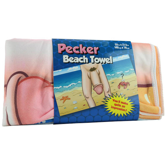 Pecker Beach Towel | 623849032379 | Available at EroticWarehouse.com
