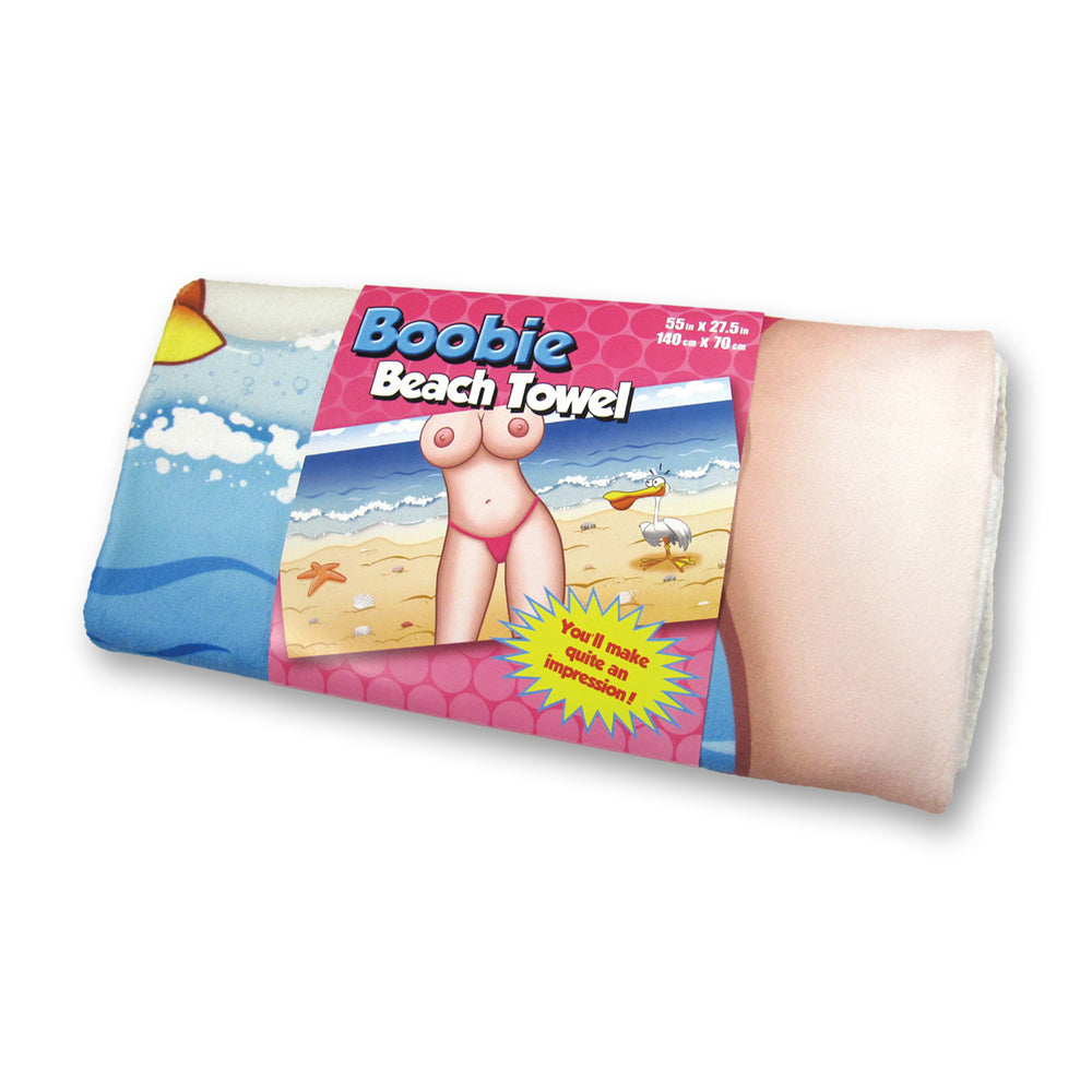 Boobie Beach Towel | 623849032386 | Available at EroticWarehouse.com