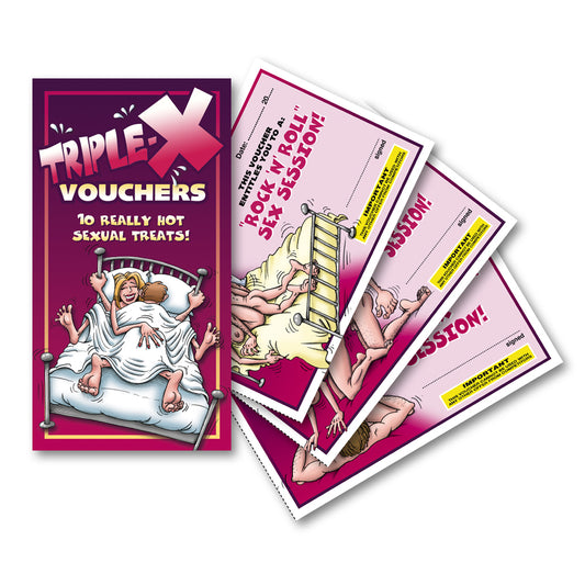 Triple-X Vouchers | 623849070234 | Available at EroticWarehouse.com