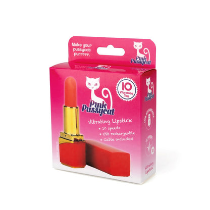 Pink Pussycat Vibrating Lipstick | 635638257306 | Available at EroticWarehouse.com