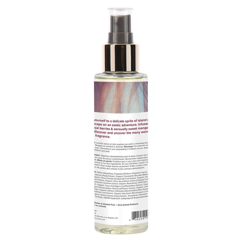 Coochy Fragrance Body Mist Island Paradise 4 oz. | 638258901765 | Available at EroticWarehouse.com