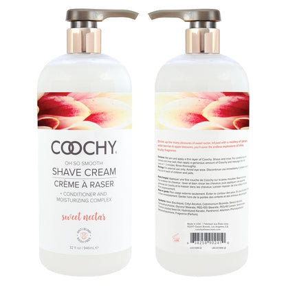 Coochy Shave Cream Sweet Nectar 32 oz. | 638258902410 | Available at EroticWarehouse.com