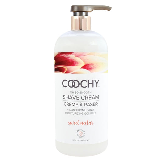 Coochy Shave Cream Sweet Nectar 32 oz. | 638258902410 | Available at EroticWarehouse.com