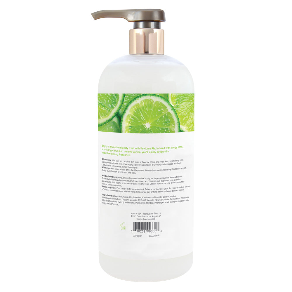 Coochy Shave Cream Key Lime Pie 32 oz. | 638258903356 | Available at EroticWarehouse.com
