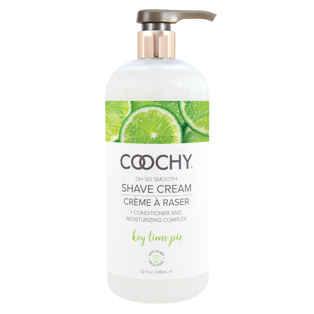 Coochy Shave Cream Key Lime Pie 32 oz. | 638258903356 | Available at EroticWarehouse.com