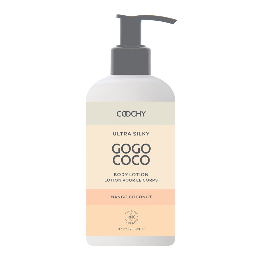Coochy Ultra Silky Body Lotion Mango Coconut 8 oz. | 638258903578 | Available at EroticWarehouse.com