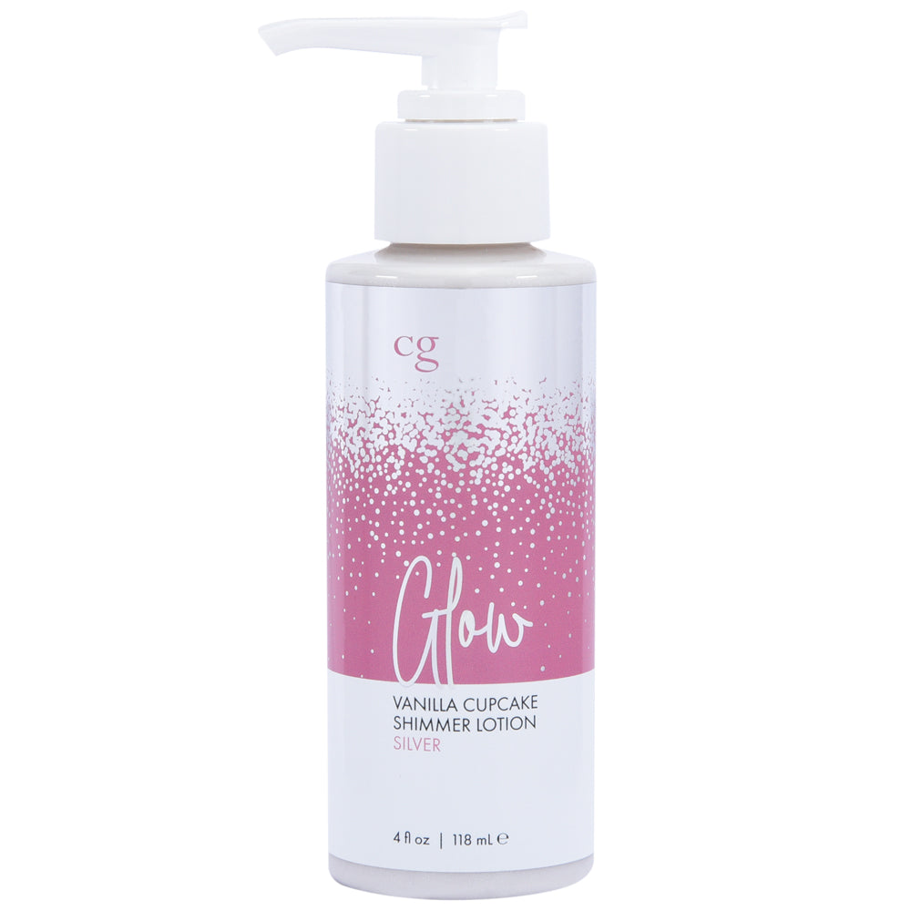 Cgc Vanilla Cupcake Fragranced Shimmer Lotion Silver 4 oz. | 638258904476 | Available at EroticWarehouse.com