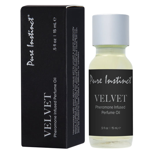 Pure Instinct Pheromone Perfume Oil Oil Velvet Dropper 0.5 oz. | 638258906081 | Available at EroticWarehouse.com