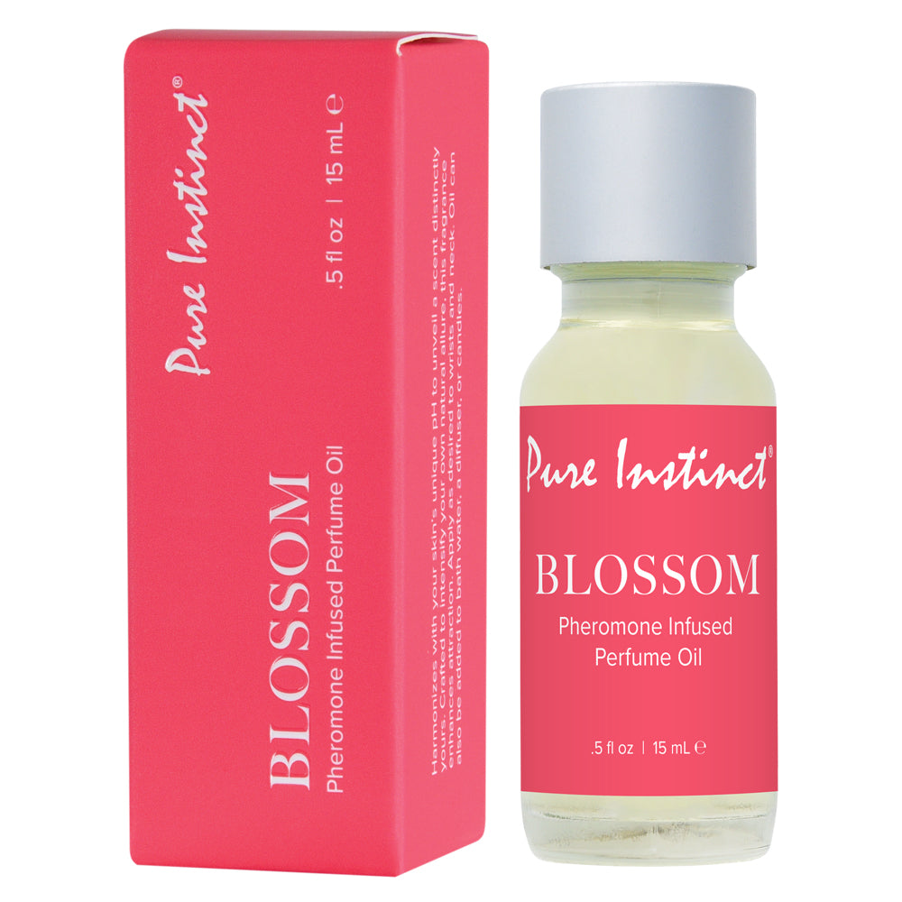 Pure Instinct Pheromone Perfume Oil Blossom Dropper 0.5 oz. | 638258906098 | Available at EroticWarehouse.com