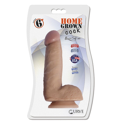 Home Grown Cock 6'' Latte | 642610430107 | Available at EroticWarehouse.com