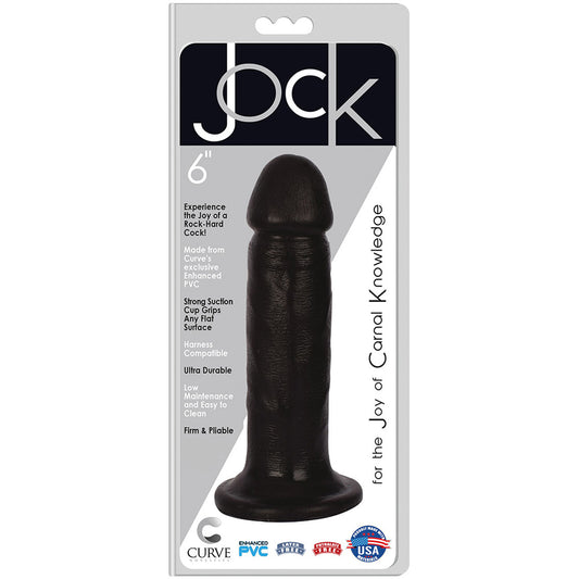 Jock 6" Dong Midnight | 643380984500 | Available at EroticWarehouse.com
