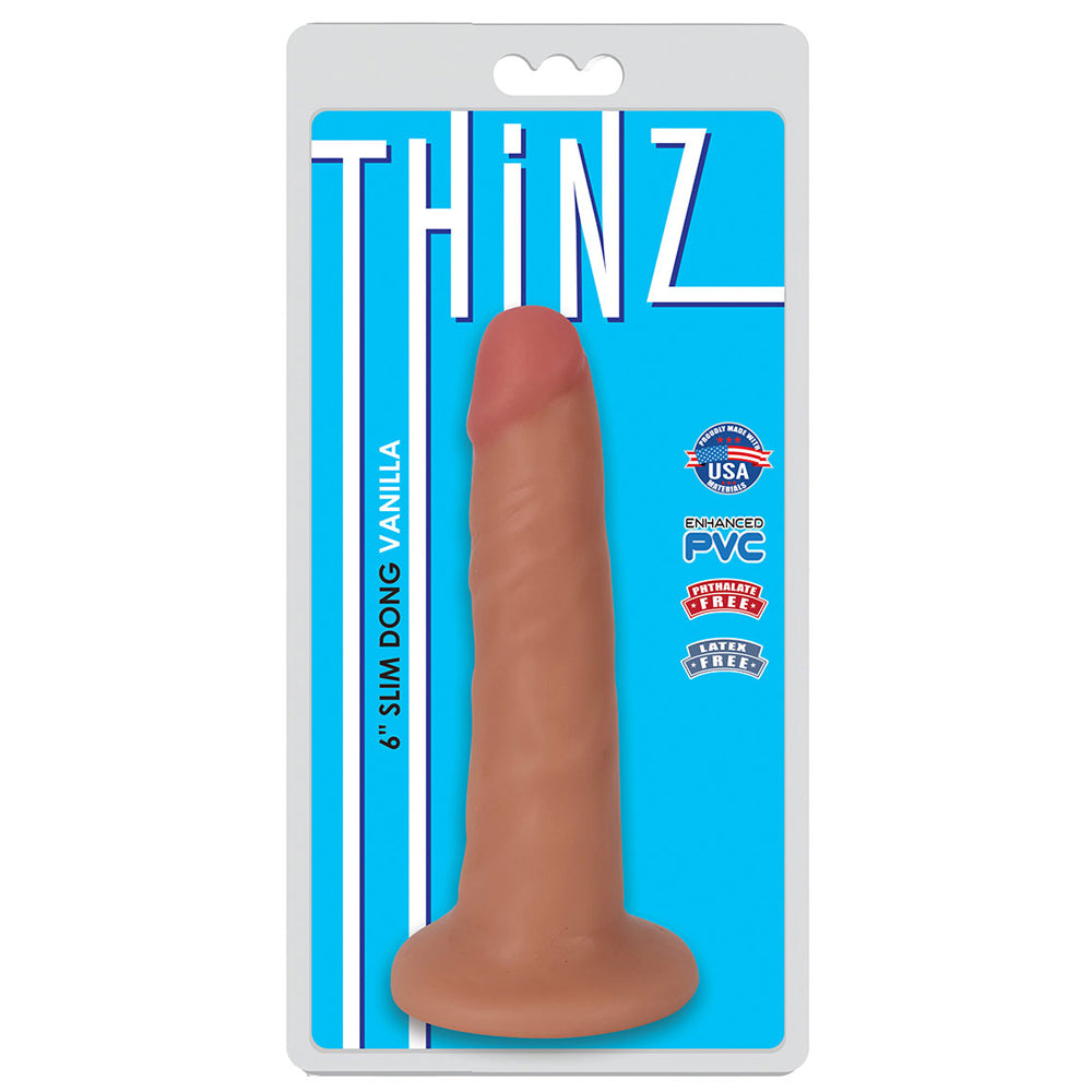 Thinz 6" Slim Dong Vanilla | 643380985217 | Available at EroticWarehouse.com