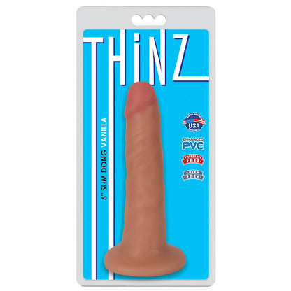 Thinz 6" Slim Dong Vanilla | 643380985217 | Available at EroticWarehouse.com