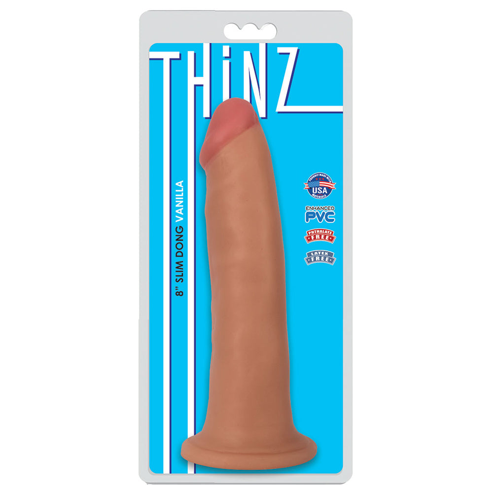 Thinz 8" Slim Dong Vanilla | 643380985279 | Available at EroticWarehouse.com