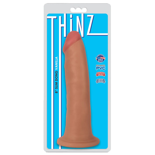 Thinz 8" Slim Dong Vanilla | 643380985279 | Available at EroticWarehouse.com