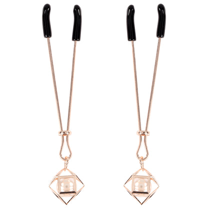 S&M Brat Pearl Nipple Clips | 646709098452 | Available at EroticWarehouse.com