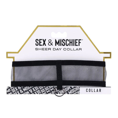 S&M Sheer Day Collar | 646709098513 | Available at EroticWarehouse.com