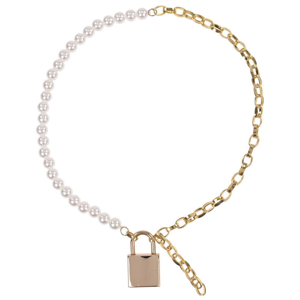 S&M Pearl Day Collar | 646709098520 | Available at EroticWarehouse.com