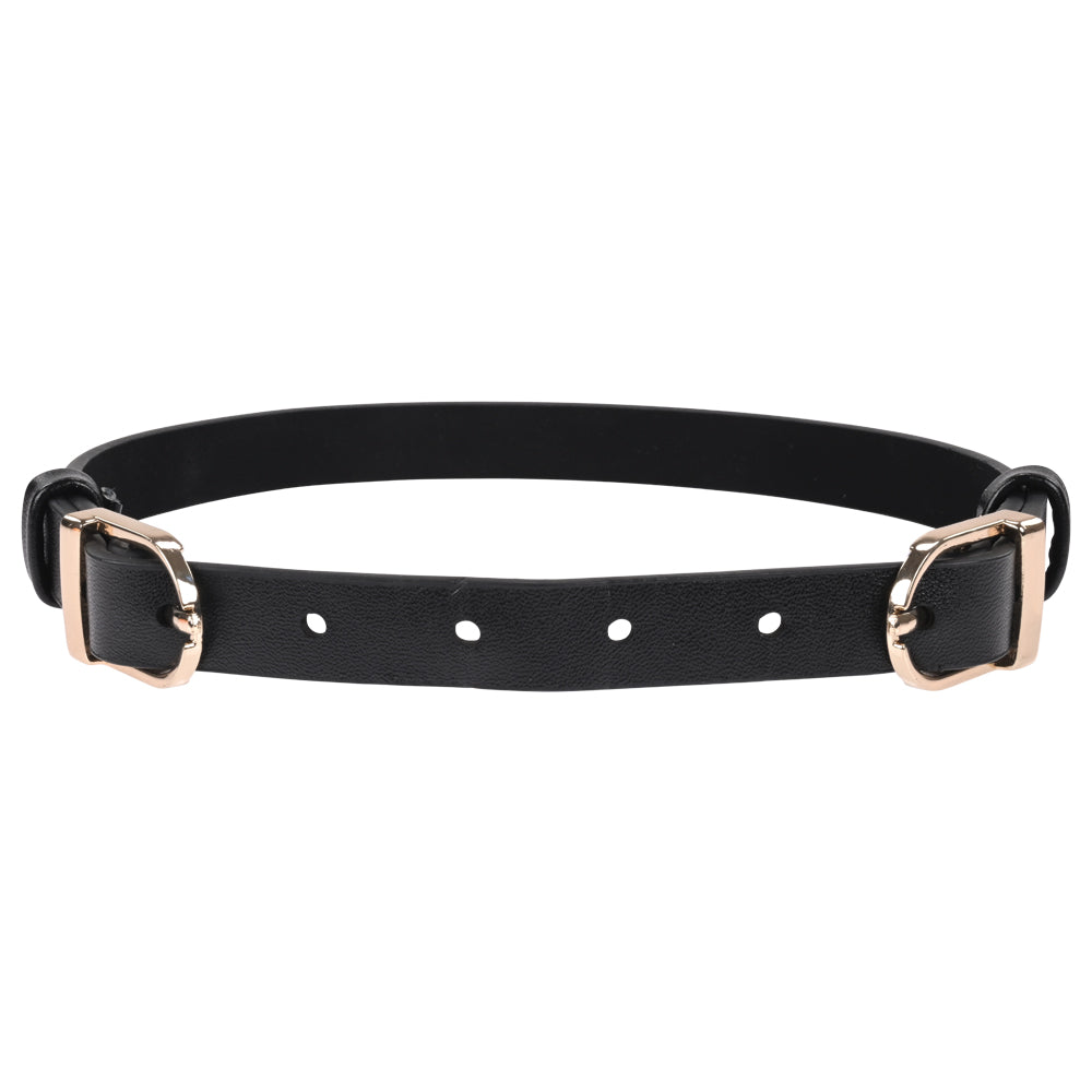S&M Double Buckle Day Collar | 646709098544 | Available at EroticWarehouse.com