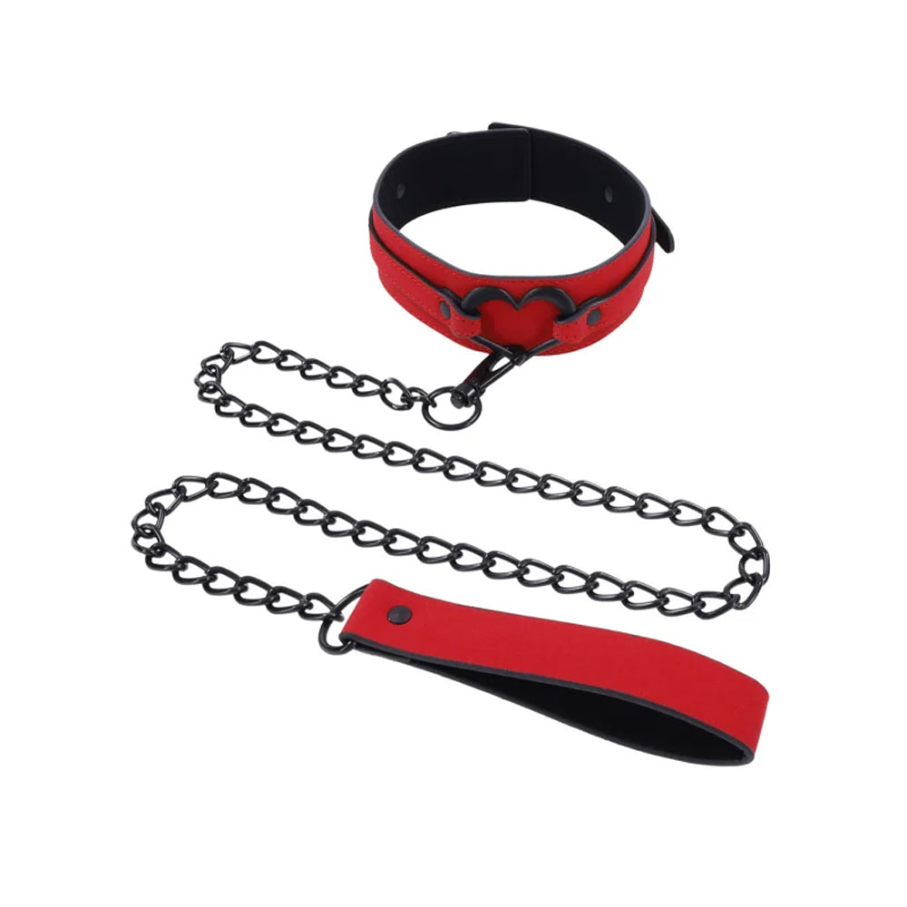 S&M Amor Collar And Leash | 646709099541 | Available at EroticWarehouse.com