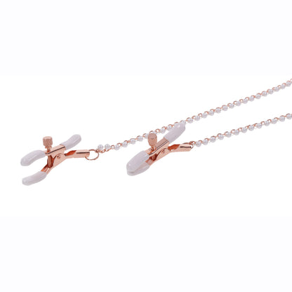 Peaches 'N CreaMe Collar With Nipple Clamps | 646709099633 | Available at EroticWarehouse.com