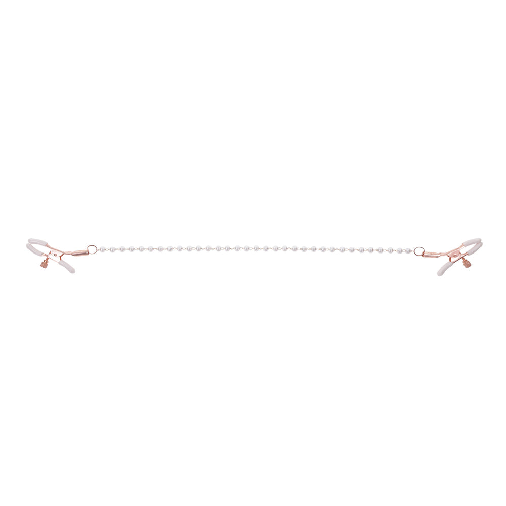 Peaches 'N CreaMe Pearl Nipple Clamps | 646709099640 | Available at EroticWarehouse.com