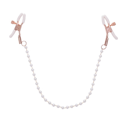 Peaches 'N CreaMe Pearl Nipple Clamps | 646709099640 | Available at EroticWarehouse.com