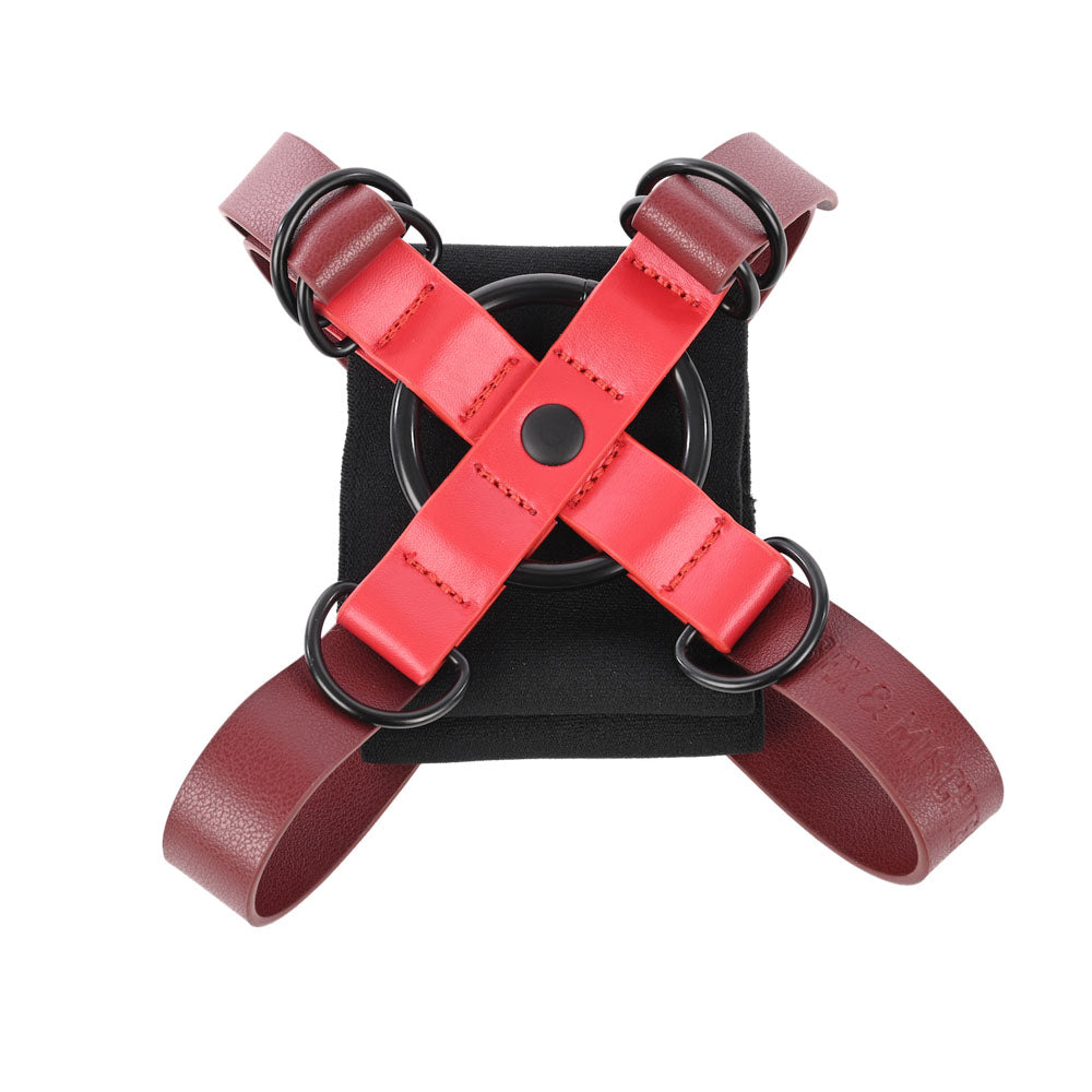 Ex's & Oh's Cross Cuffs | 646709099817 | Available at EroticWarehouse.com