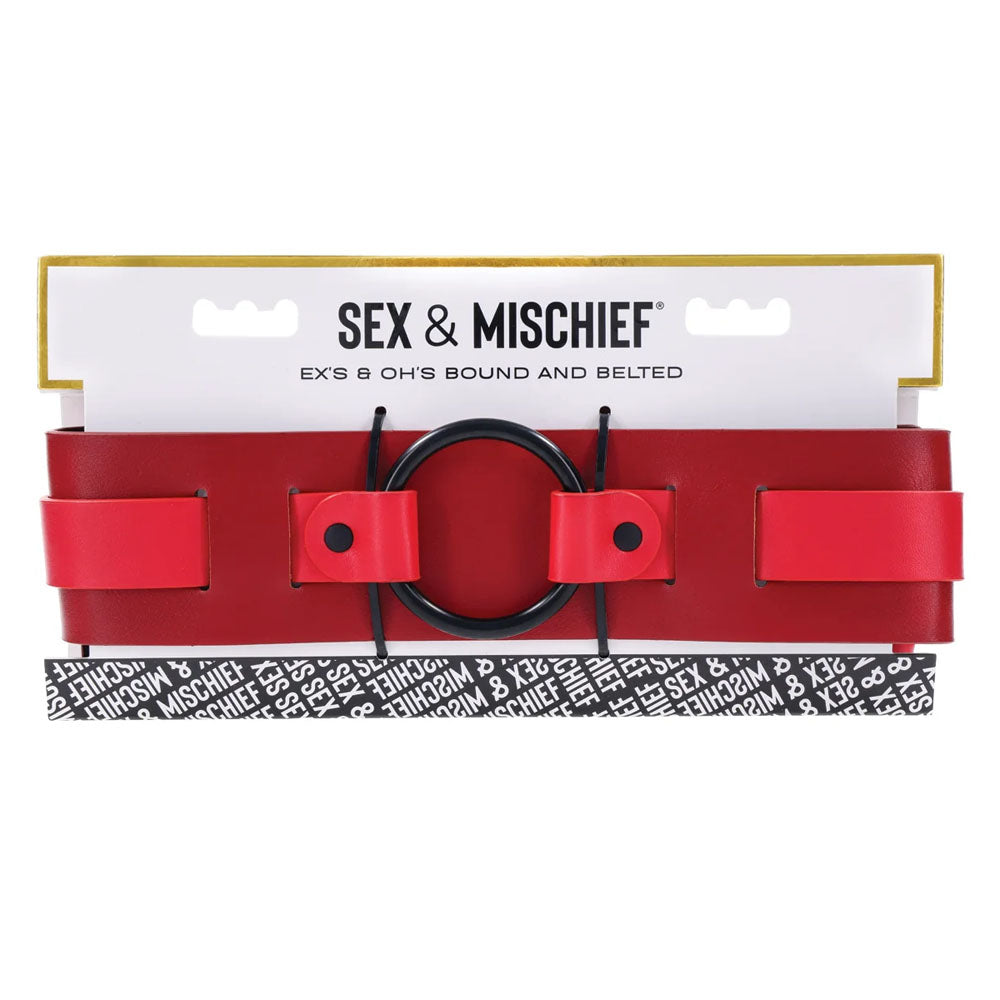 Ex's & Oh's Bound And Belted | 646709099862 | Available at EroticWarehouse.com