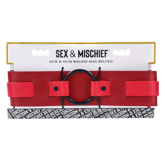 Ex's & Oh's Bound And Belted | 646709099862 | Available at EroticWarehouse.com